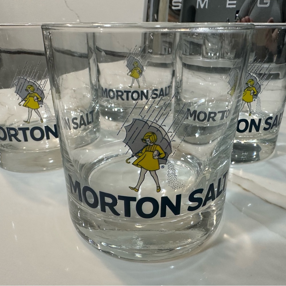 Morton Salt Collectors Glasses